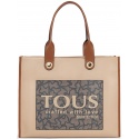 Torebka TOUS 2001660243 Shopping XL Amaya K Icon Brown Beige