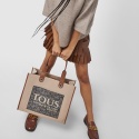Torebka TOUS 2001660243 Shopping XL Amaya K Icon Brown Beige