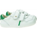 Półbuty BOBUX Riley White + Emerald 732117