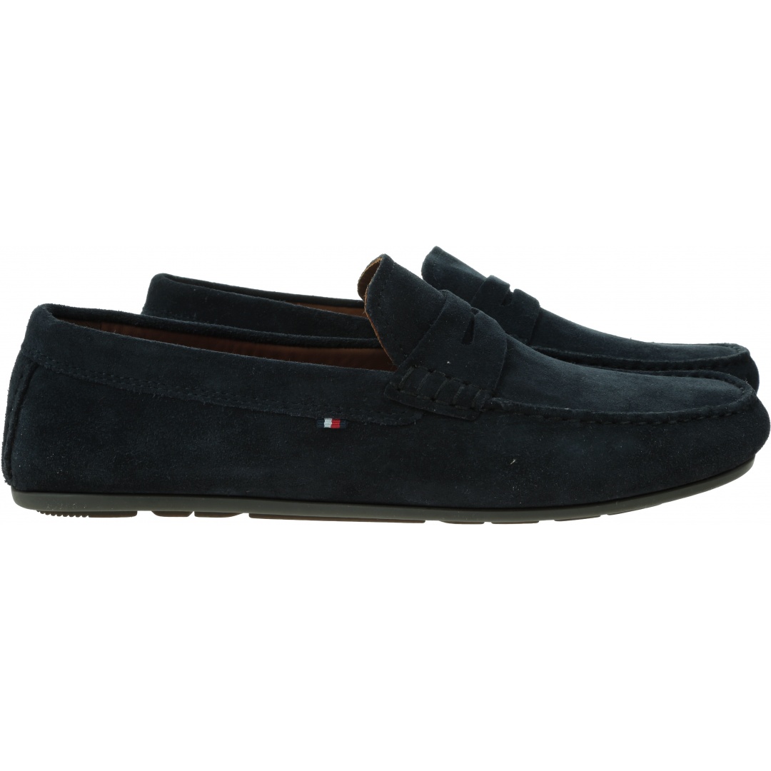 Mokasyny Męskie TOMMY HILFIGER Casual Hilfiger Suede Driver FM0FM04271 DW5