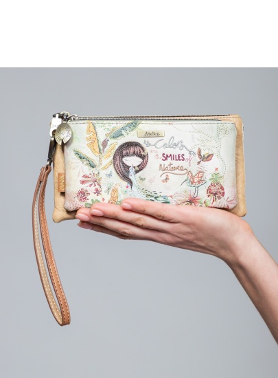 Anekke Portamonete Portafoglio 36709-023 – Modello Amazzonia, Multicolore, 18x10x2 Cm, Donna