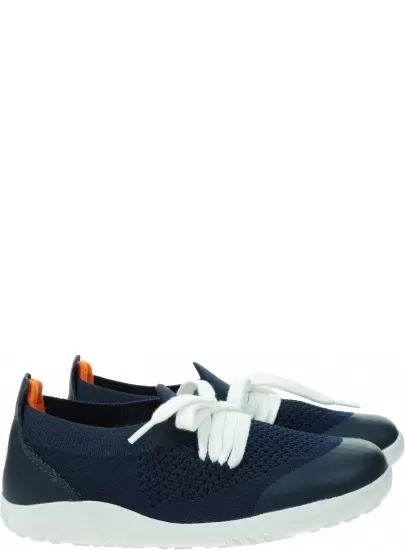 Ultralekkie Buty BOBUX Play Knit Navy + Orange 636416