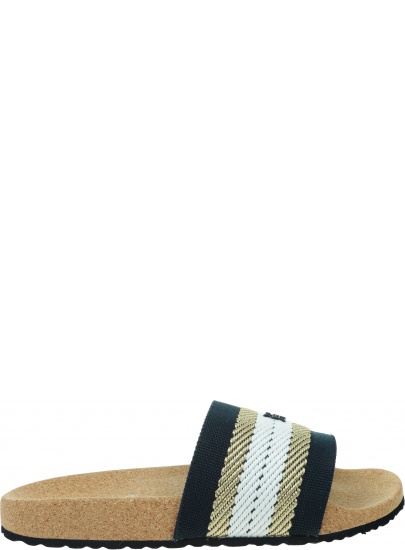 Klapki Damskie TOMMY HILFIGER Tommy Fresh Webbing Slide FW0FW06983 DW6