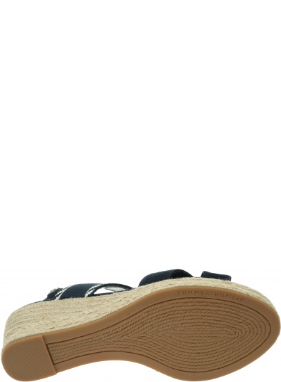 Espadryle TOMMY HILFIGER Seasonal Webbing Mid Wedge FW0FW07091 DW6