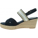 TOMMY HILFIGER Golden Webbing Mid Wedge FW0FW07090 DW6 4