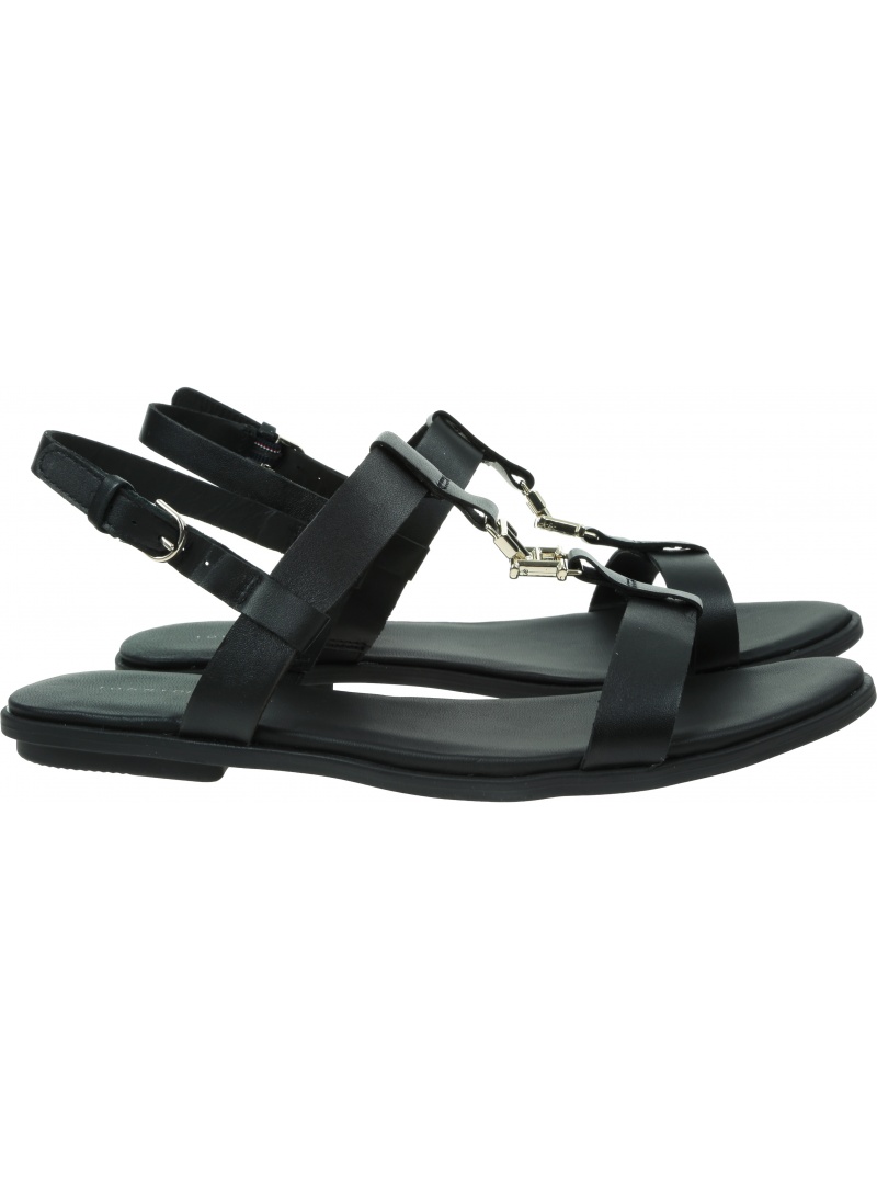 TOMMY HILFIGER Th Flat Sandal FW0FW07068 BDS