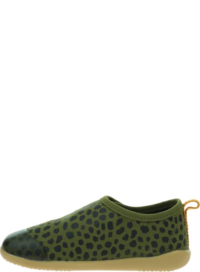 Ultralekkie Kapcie BOBUX Indoor Indie Olive Dalmatian 101KP700402