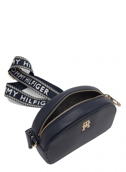 Torebka na Szerokim Pasku TOMMY HILFIGER Tommy Life Half Moon Camera Bag