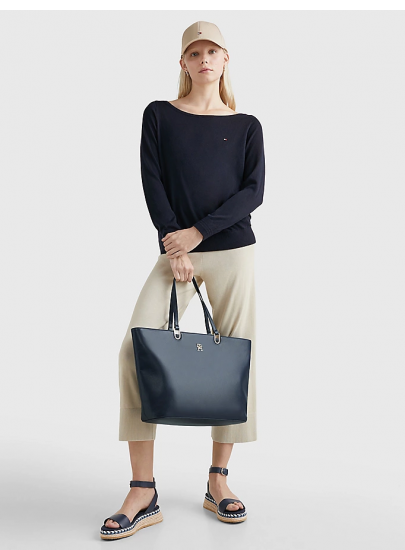 Torebka TOMMY HILFIGER Th Timeless Med Tote AW0AW14478 DW6