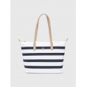 Torebka TOMMY HILFIGER Poppy Tote Corp Stripes AW0AW14775 0GY