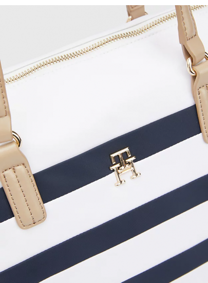 Torebka TOMMY HILFIGER Poppy Tote Corp Stripes AW0AW14775 0GY