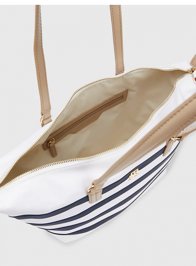 Torebka TOMMY HILFIGER Poppy Tote Corp Stripes AW0AW14775 0GY