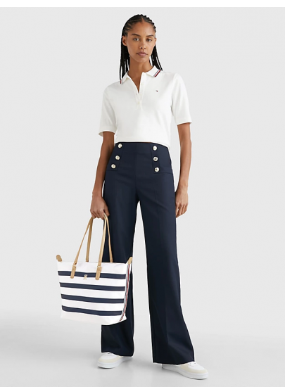 Torebka TOMMY HILFIGER Poppy Tote Corp Stripes AW0AW14775 0GY