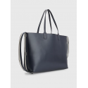 Torebka TOMMY HILFIGER Iconic Tommy Tote Solid Stripe AW0AW14767 DW6