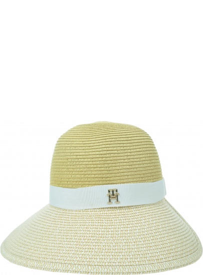 Kapelusz TOMMY HILFIGER Tommy Beach Straw Hat AW0AW14729 0K4