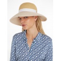 Kapelusz TOMMY HILFIGER Tommy Beach Straw Hat AW0AW14729 0K4