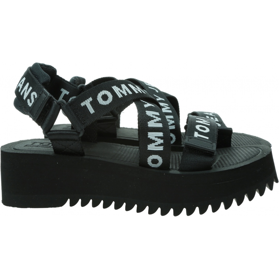 Sandały TOMMY JEANS Flatform Eva Sandal EN0EN02119 0GJ