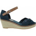 Granatowe Espadryle TOMMY HILFIGER Iconic Elba Sandal FW0FW00906 403 3