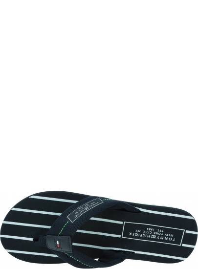 Japonki Męskie TOMMY HILFIGER Patch Hilfiger Beach Sandal FM0FM04470 DW5