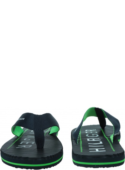 Japonki Męskie TOMMY HILFIGER Massage Footbed Beach Sandal FM0FM04474 DW5