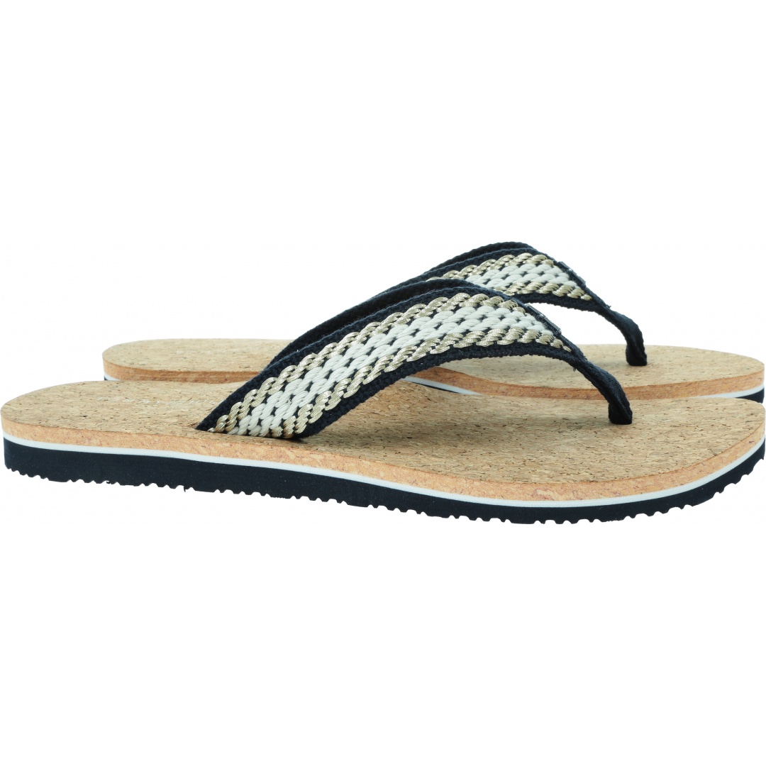 Japonki Damskie TOMMY HILFIGER Th Cork Sandal FW0FW07145 DW6