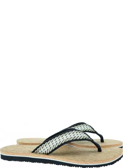 Japonki Damskie TOMMY HILFIGER Th Cork Sandal FW0FW07145 DW6
