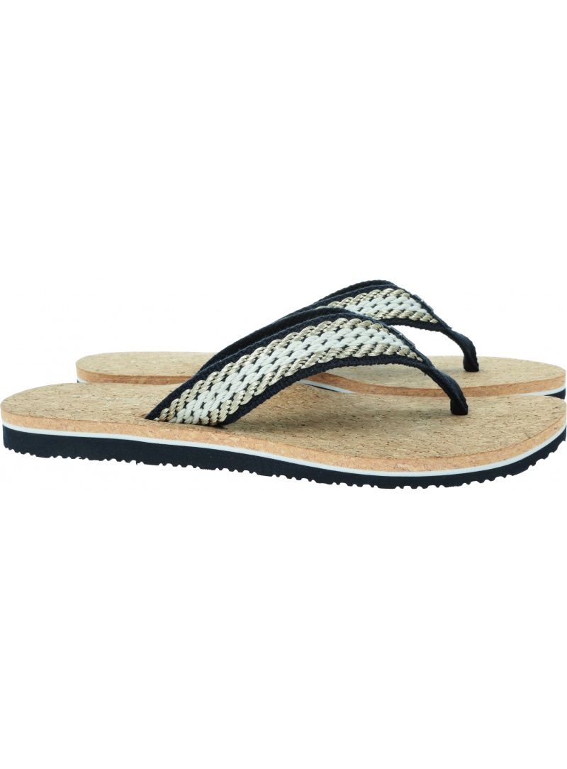 Japonki Damskie TOMMY HILFIGER Th Cork Sandal FW0FW07145 DW6