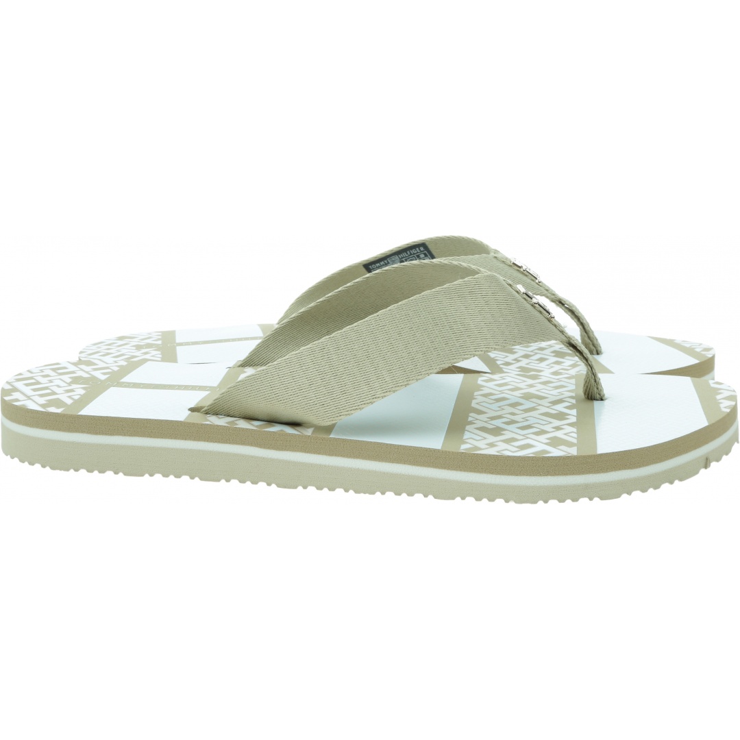 Japonki Damskie TOMMY HILFIGER Th Monogram Essential Sandal FW0FW07162 RBT