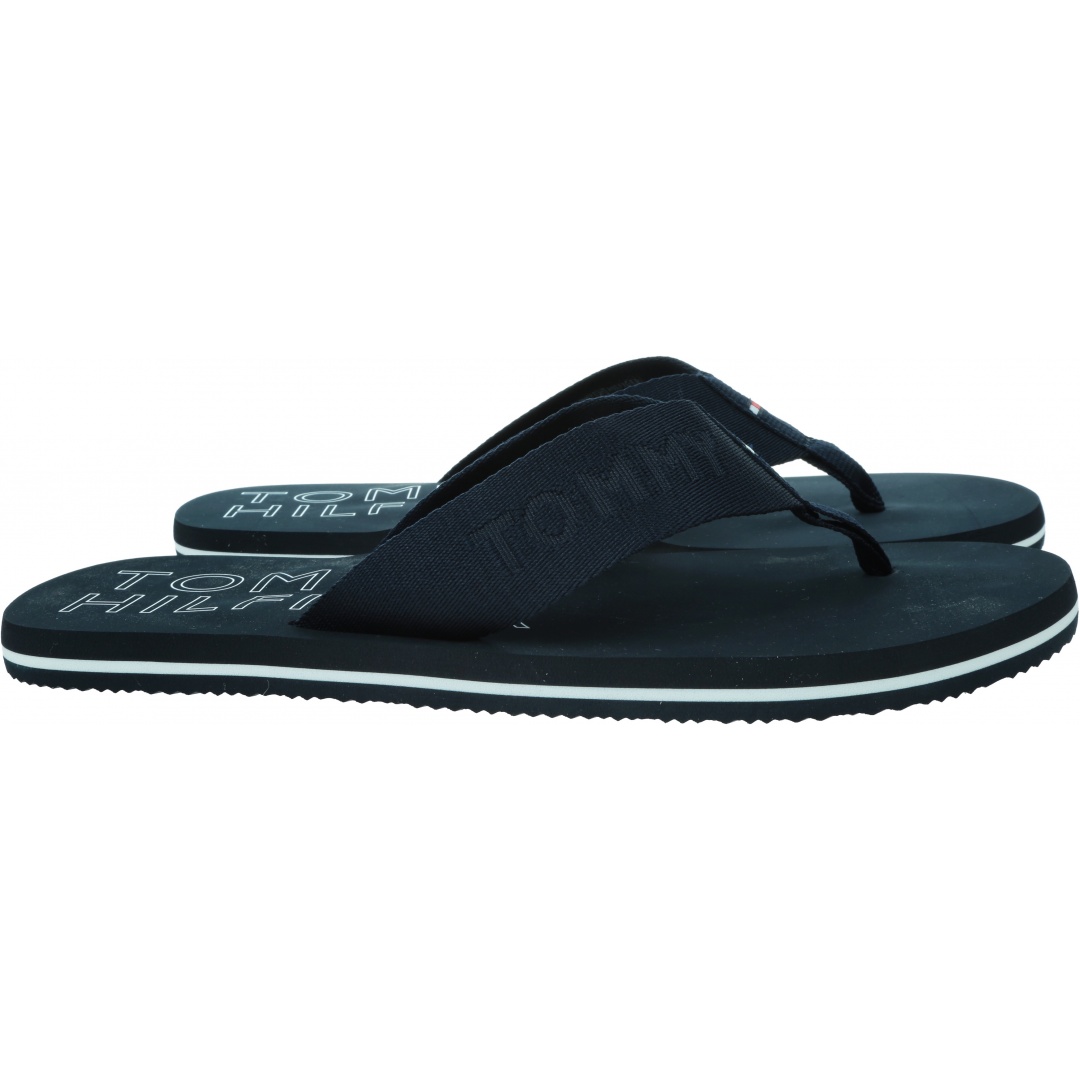 Japonki Męskie TOMMY HILFIGER Tonal Hilfiger Beach Sandal FM0FM04472 DW5
