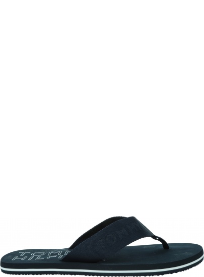Japonki Męskie TOMMY HILFIGER Tonal Hilfiger Beach Sandal FM0FM04472 DW5