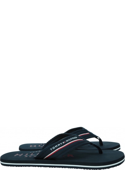 Japonki Męskie TOMMY HILFIGER Corporate Hilfiger Beach Sandal FM0FM04471