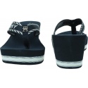 Japonki Damskie Na Koturnie TOMMY HILFIGER Tommy Webbing Wedge Sandal