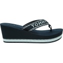 Japonki Damskie Na Koturnie TOMMY HILFIGER Tommy Webbing Wedge Sandal