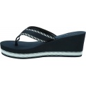Japonki Damskie Na Koturnie TOMMY HILFIGER Tommy Webbing Wedge Sandal