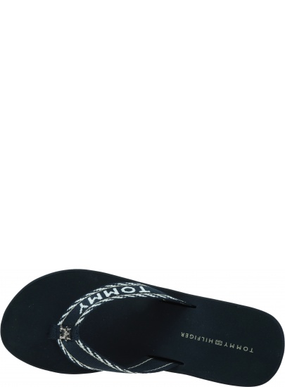 Japonki Damskie Na Koturnie TOMMY HILFIGER Tommy Webbing Wedge Sandal