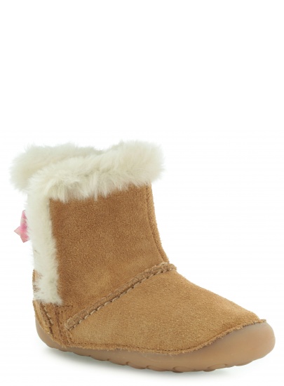 KOZACZKI CLARKS LITTLE SNUG TAN SUEDE