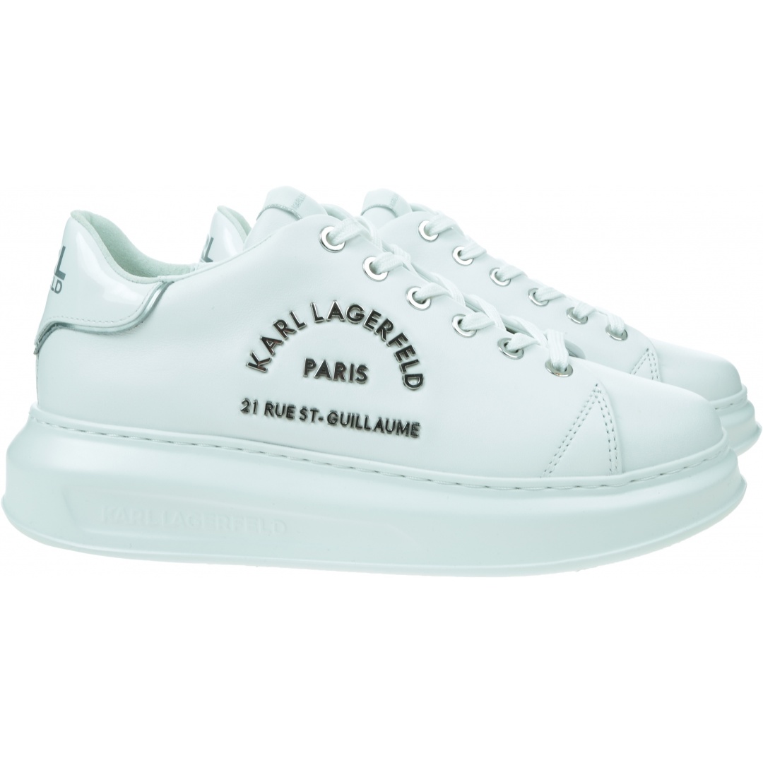 Sneakersy KARL LAGERFELD Kapri Metal Maison Karl Lace KL62539 01S