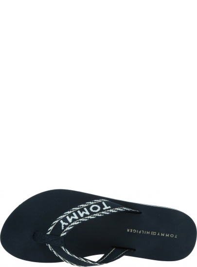 Japonki Damskie TOMMY HILFIGER Tommy Webbing Sandal FW0FW07143 DW6