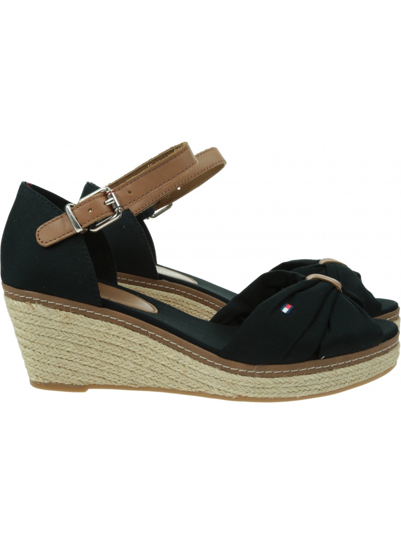 Espadryle Damskie TOMMY HILFIGER Iconic Elba Sandal FW0FW00906 990