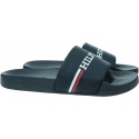 Klapki Męskie TOMMY HILFIGER Corporate Flag Pool Slide FM0FM04613 DW5