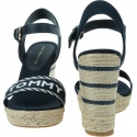 Espadryle Damskie TOMMY HILFIGER Seasonal Webbing Wedge FW0FW07088 DW6