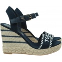 Espadryle Damskie TOMMY HILFIGER Seasonal Webbing Wedge FW0FW07088 DW6