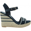 Espadryle Damskie TOMMY HILFIGER Seasonal Webbing Wedge FW0FW07088 DW6