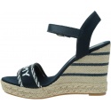 Espadryle Damskie TOMMY HILFIGER Seasonal Webbing Wedge FW0FW07088 DW6