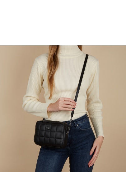 Torebka Listonoszka CALVIN KLEIN Re-Lock Quilt Camera Bag K60K610445 BAX