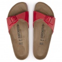 Klapki BIRKENSTOCK Madrid BF Patent 1024060 Cherry