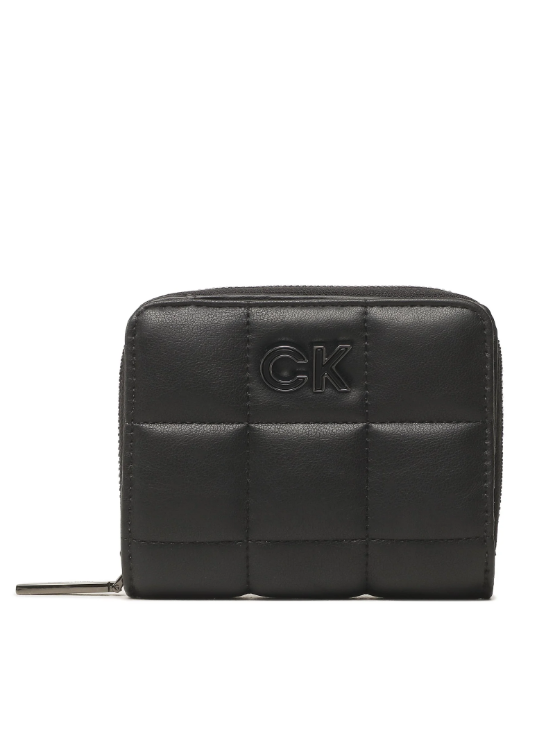 Portfel Damski CALVIN KLEIN Re-Lock Quilt Wallet K60K610664 BAX