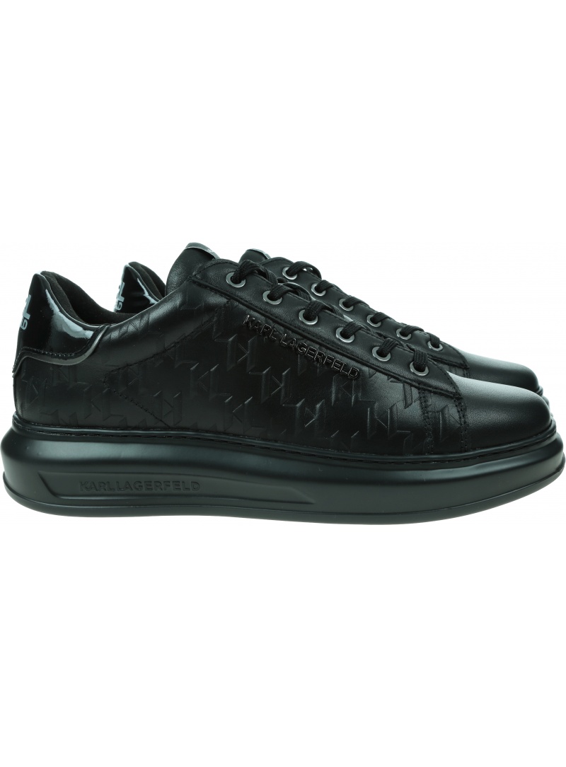 Sneakersy KARL LAGERFELD Kapri Mens Monogram Emboss Lo KL52549 00X