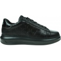 Sneakersy KARL LAGERFELD Kapri Mens Monogram Emboss Lo KL52549 00X