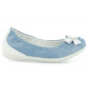 BALERINKI PRIMIGI DAMIRA NAPPA JEANS BIANCO JEANS